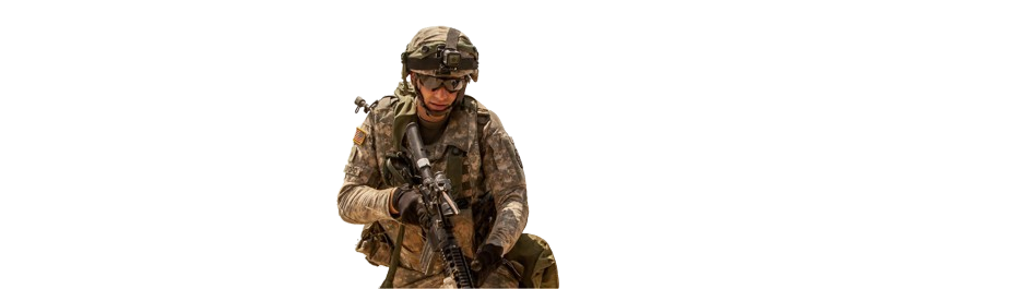 an image that shows a military guy representing Suit up and charge Google Business Profile