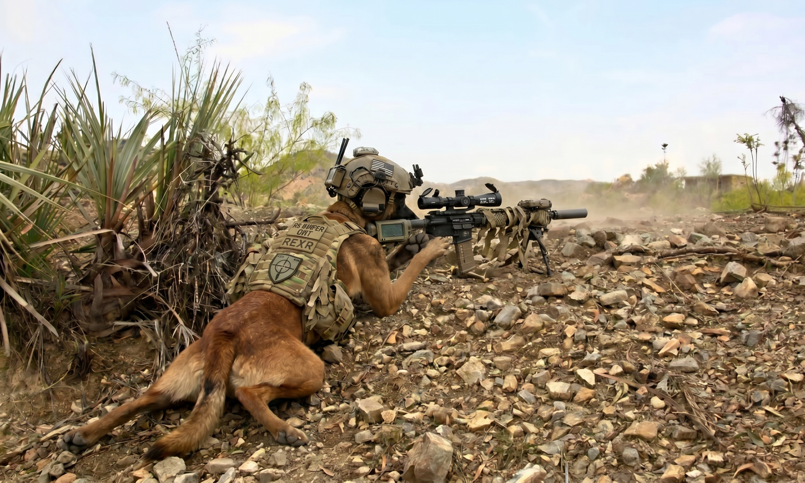 german shepherd sniper