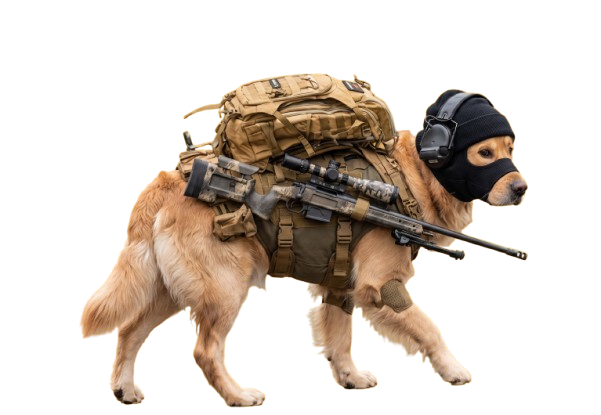 golden retriever sniper